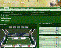 Screenshot Aufstellung